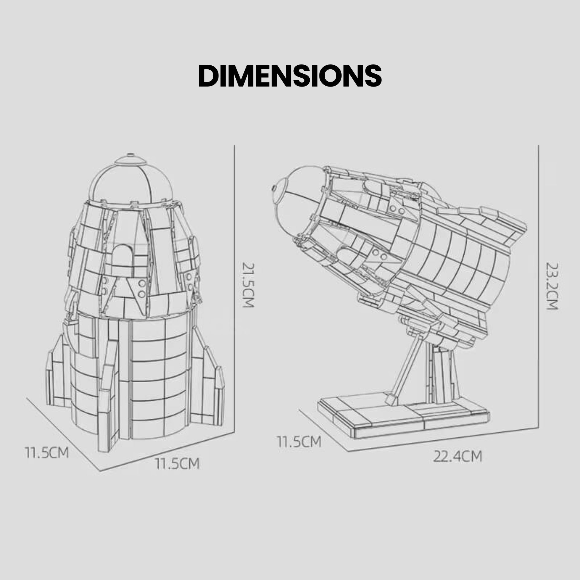 Space Capsule Explorer | 850pcs - My Store