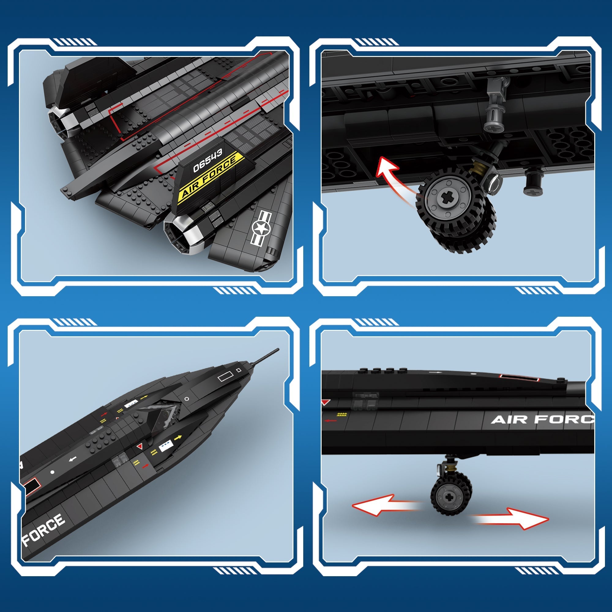 SR - 71 Blackbird | 1776pcs - My Store