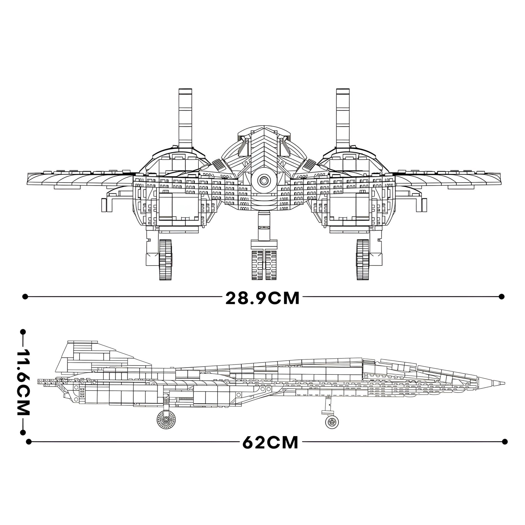 SR - 72 Reconnaissance Aircraft | 2073pcs - My Store