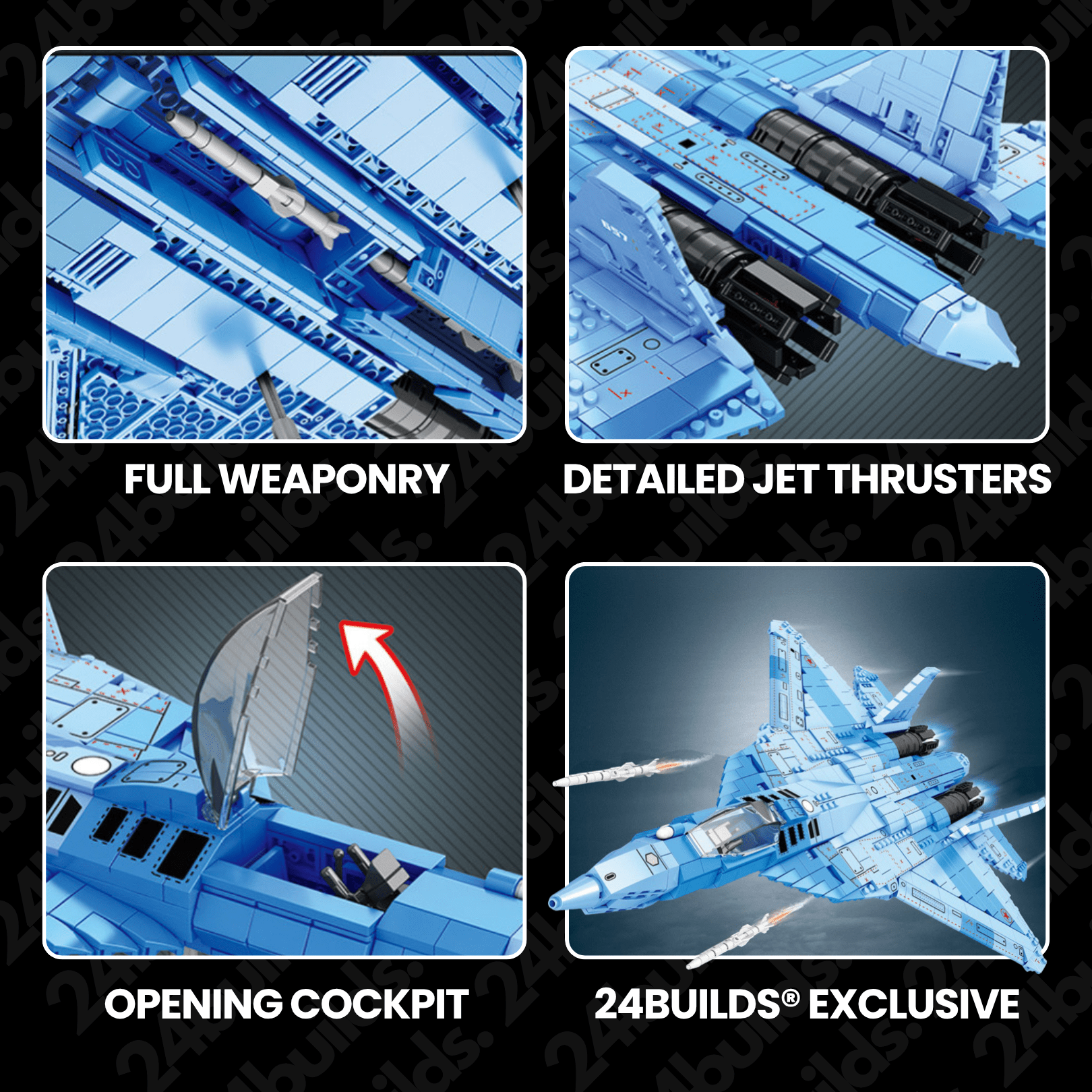 SU - 57 Stealth Fighter | 1456pcs - My Store