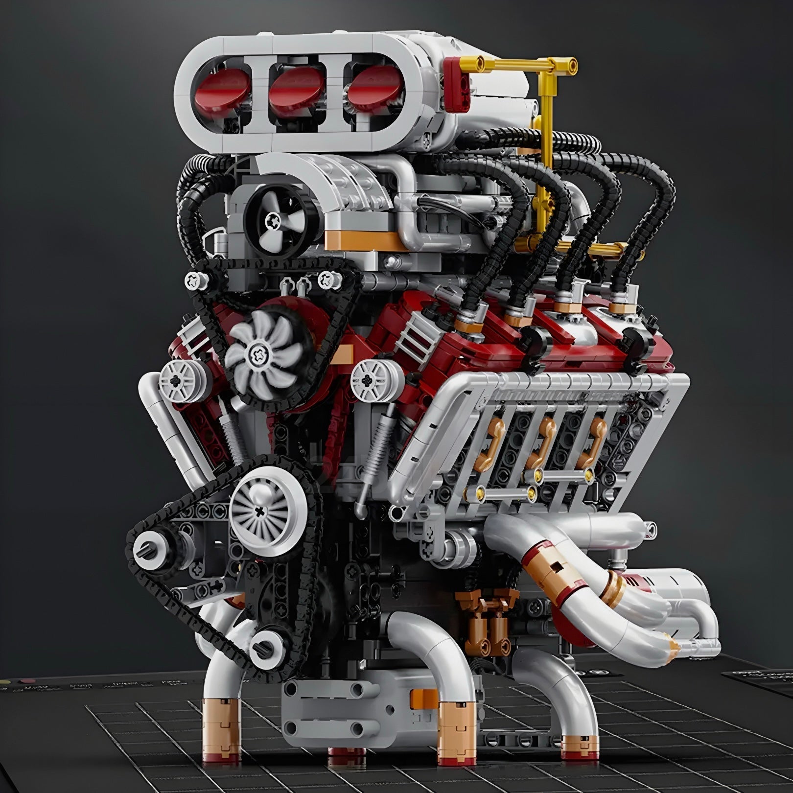 Supercharged V8 American Engine | 2348pcs - My Store