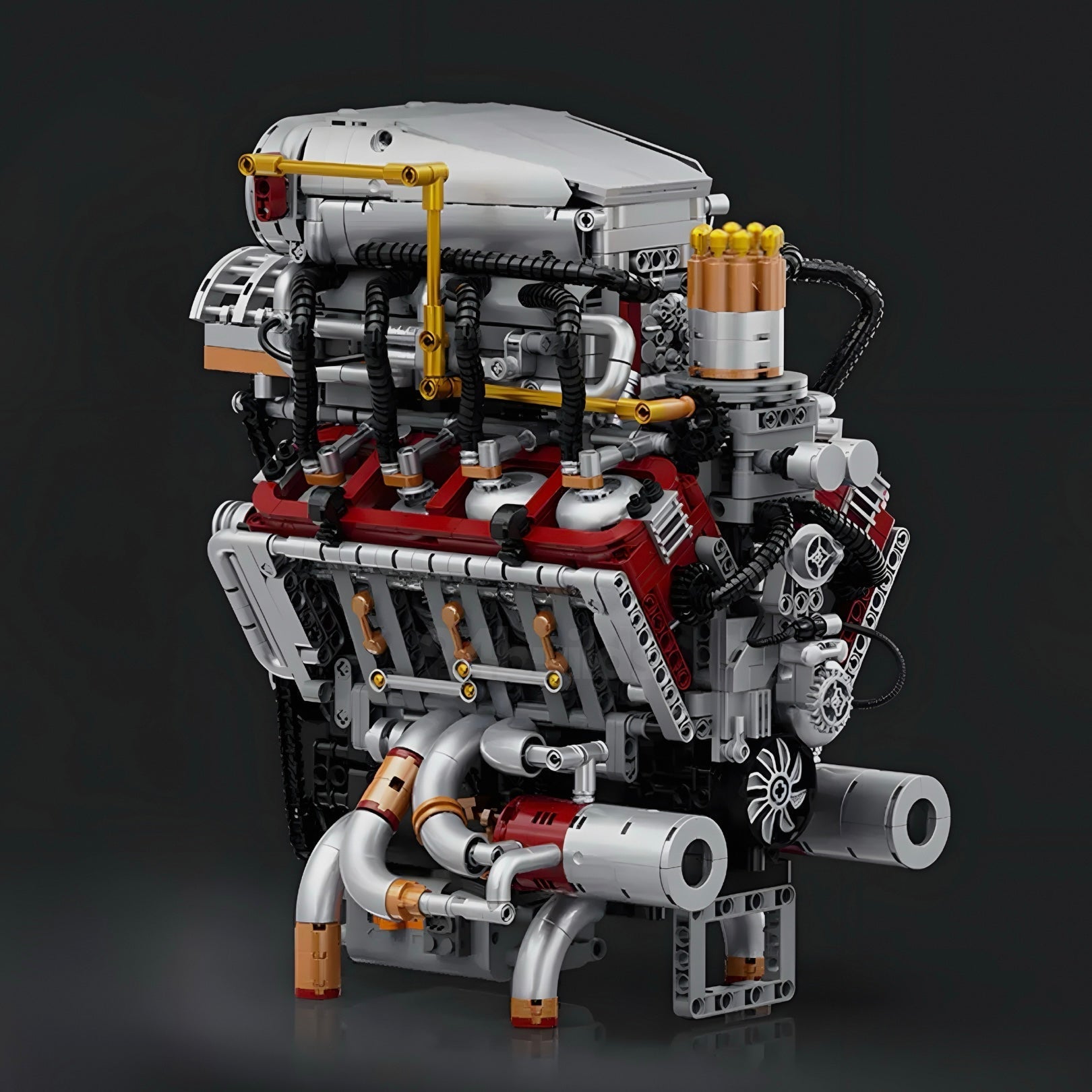 Supercharged V8 American Engine | 2348pcs - My Store