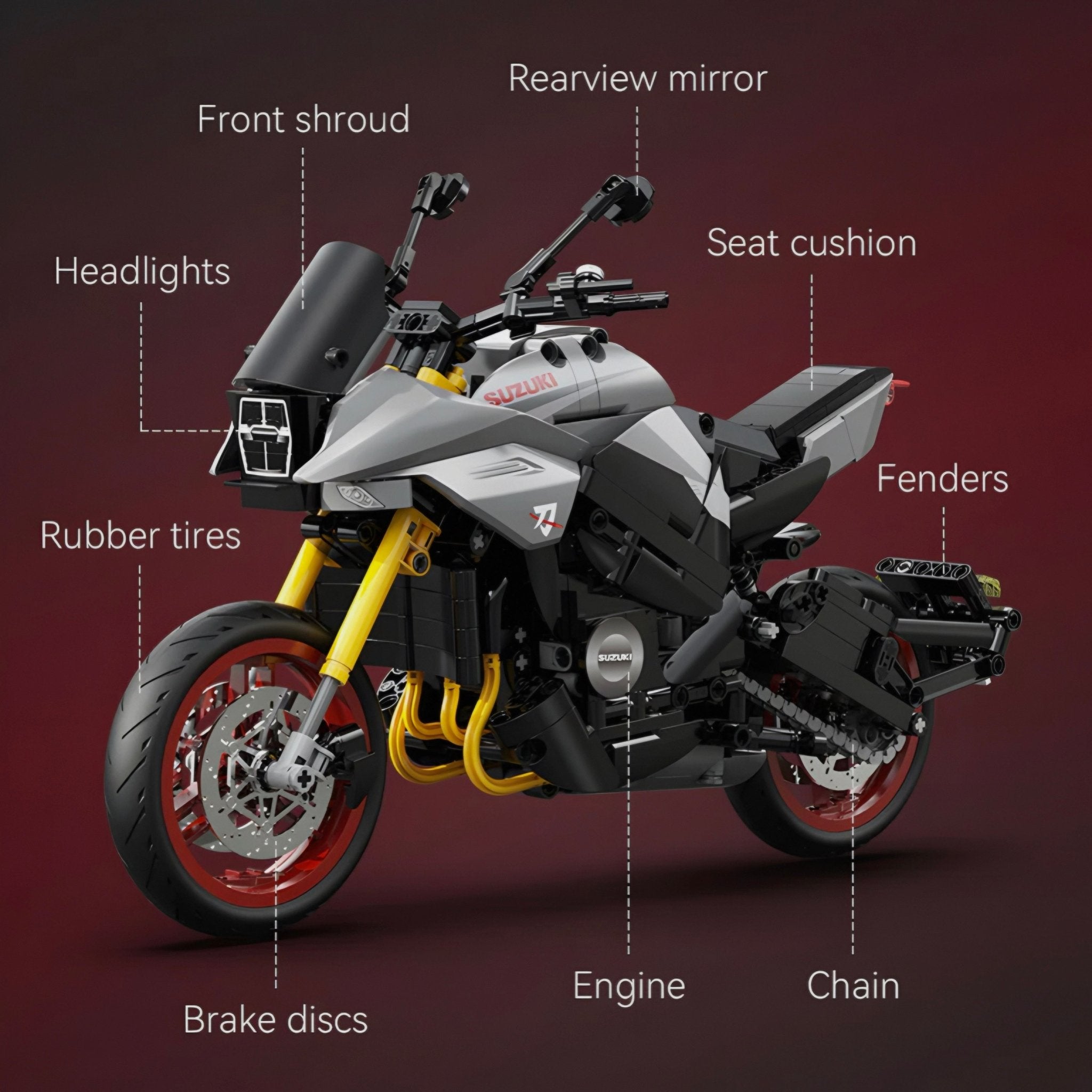 Suzuki Katana | 1104pcs - My Store