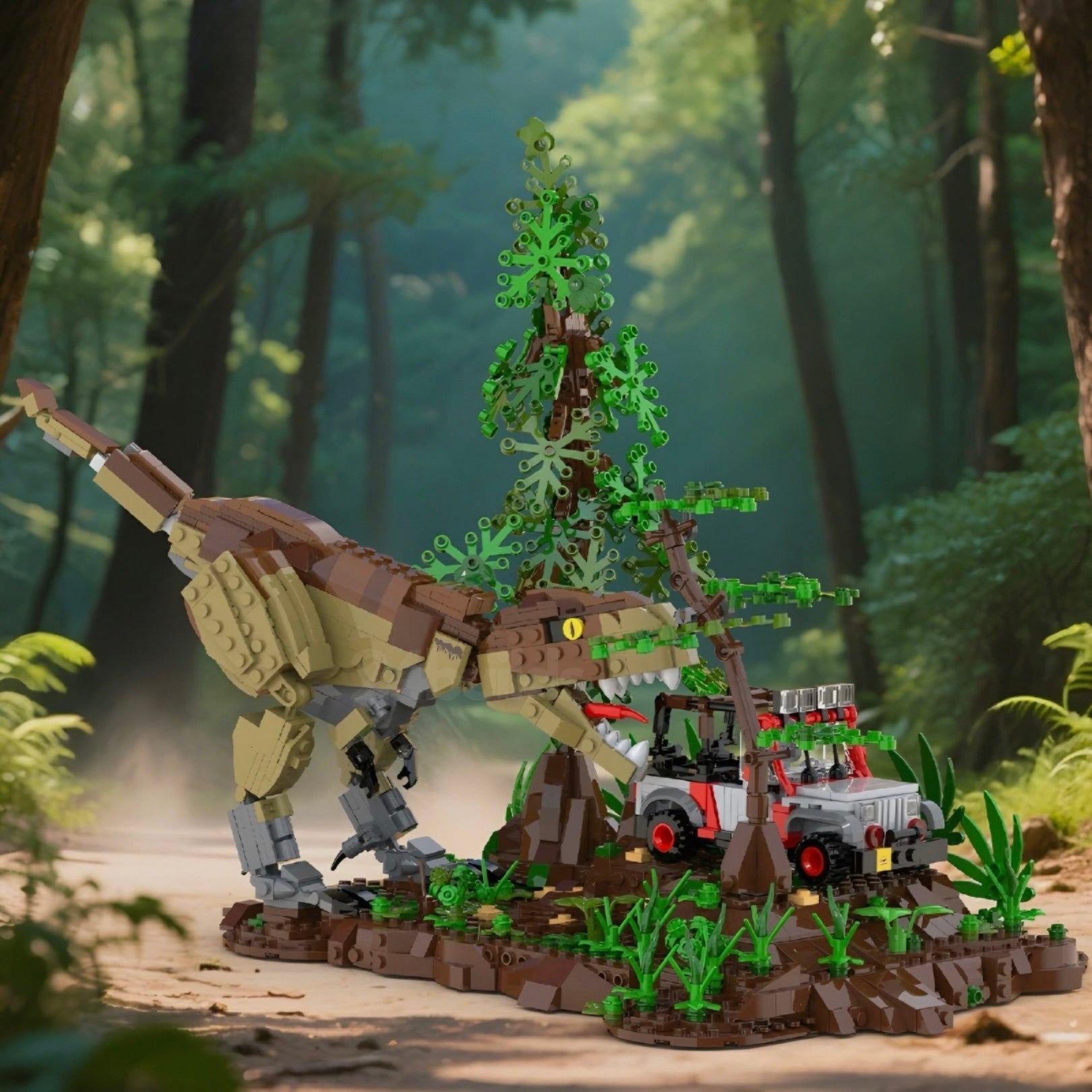 T - Rex vs Off - Roader | 1556pcs - My Store