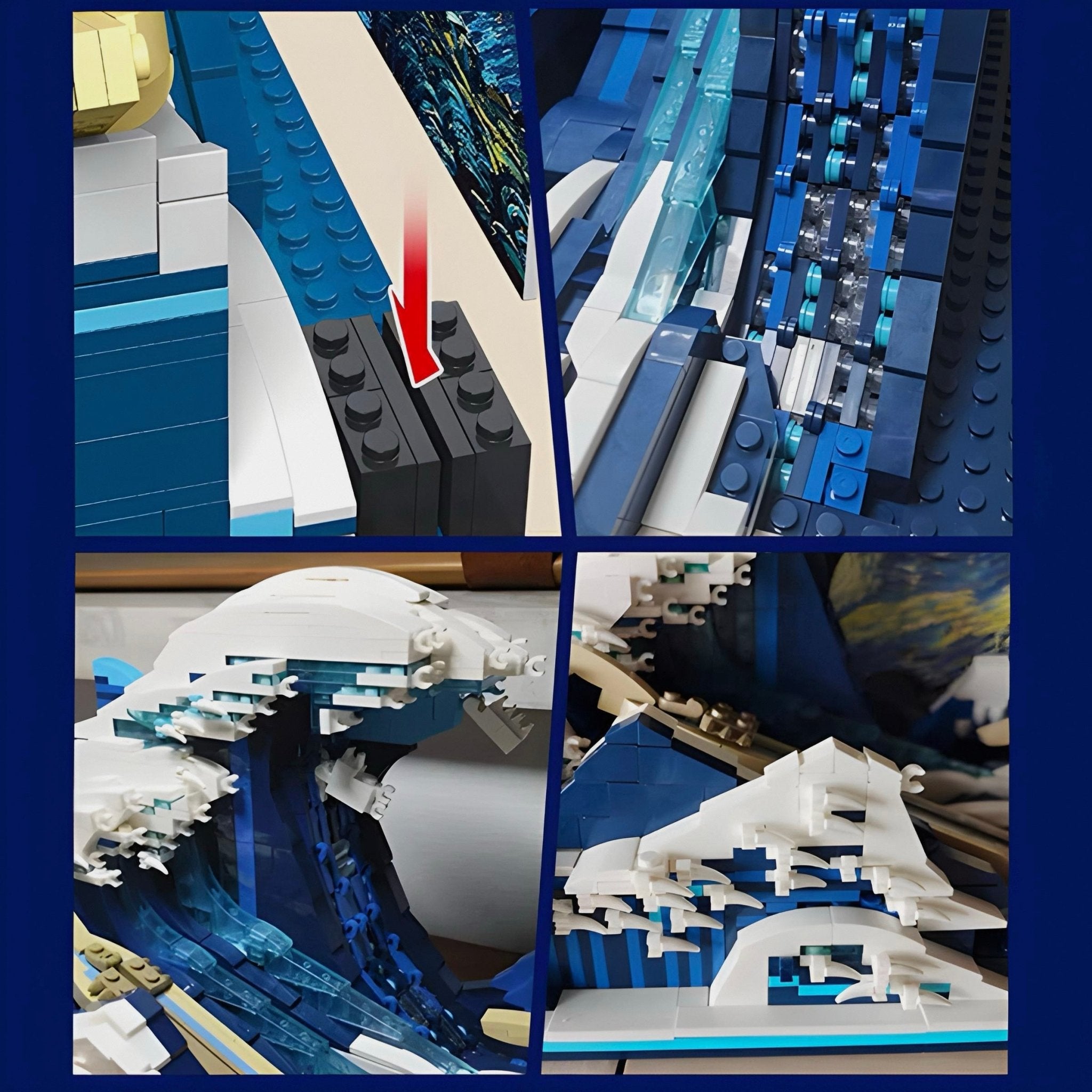 The Great Wave Of Kanawaga | 1832pcs - My Store
