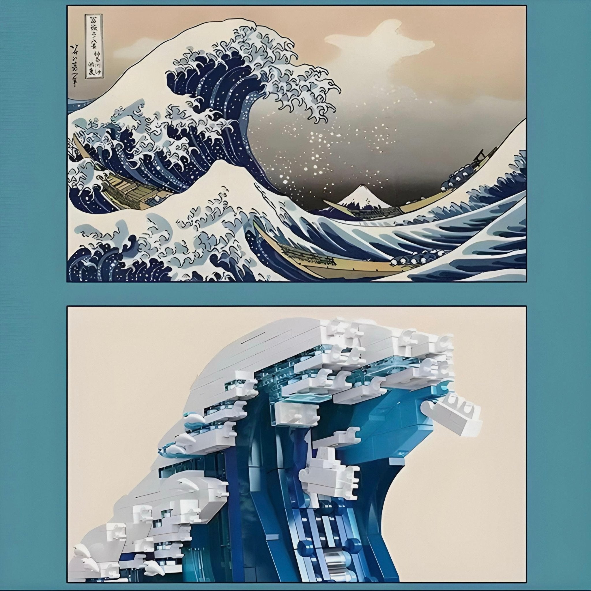 The Great Wave Of Kanawaga | 1832pcs - My Store