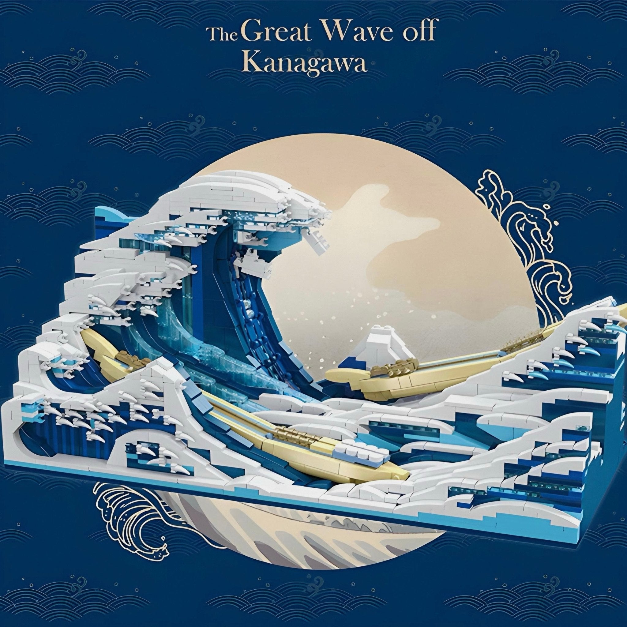 The Great Wave Of Kanawaga | 1832pcs - My Store