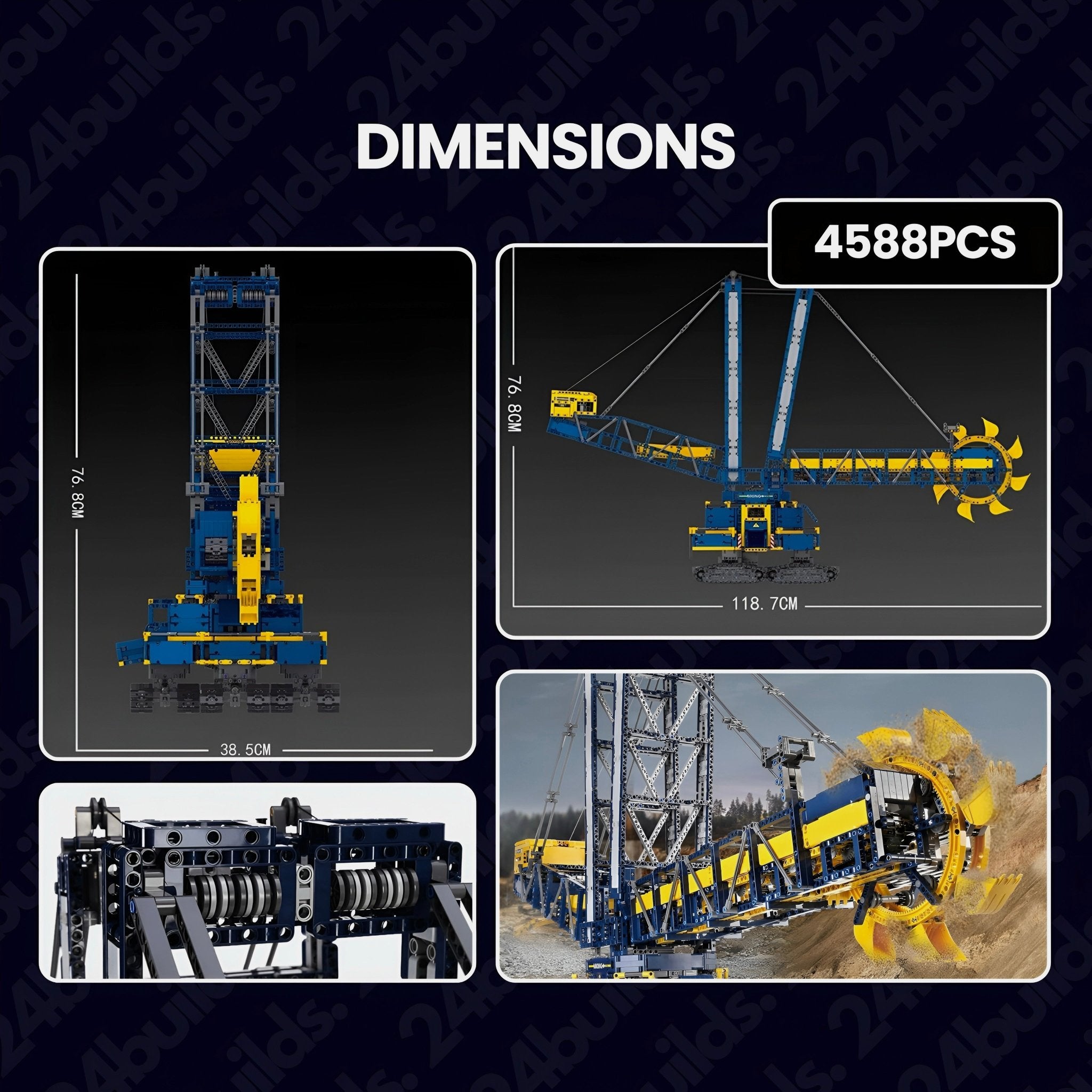 The Ultimate Bucket Wheel Excavator | 4588pcs - My Store