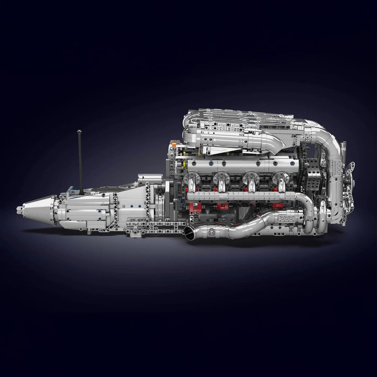 The Ultimate Chrome 5.5L V8 Engine & Gearbox | 2898pcs - My Store