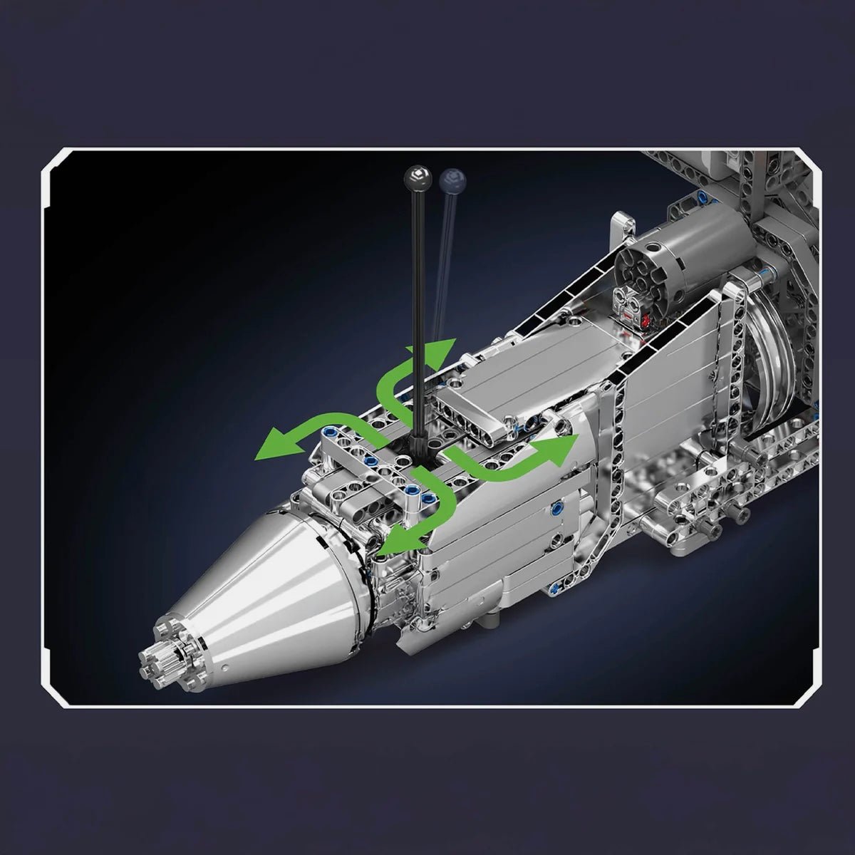 The Ultimate Chrome 5.5L V8 Engine & Gearbox | 2898pcs - My Store