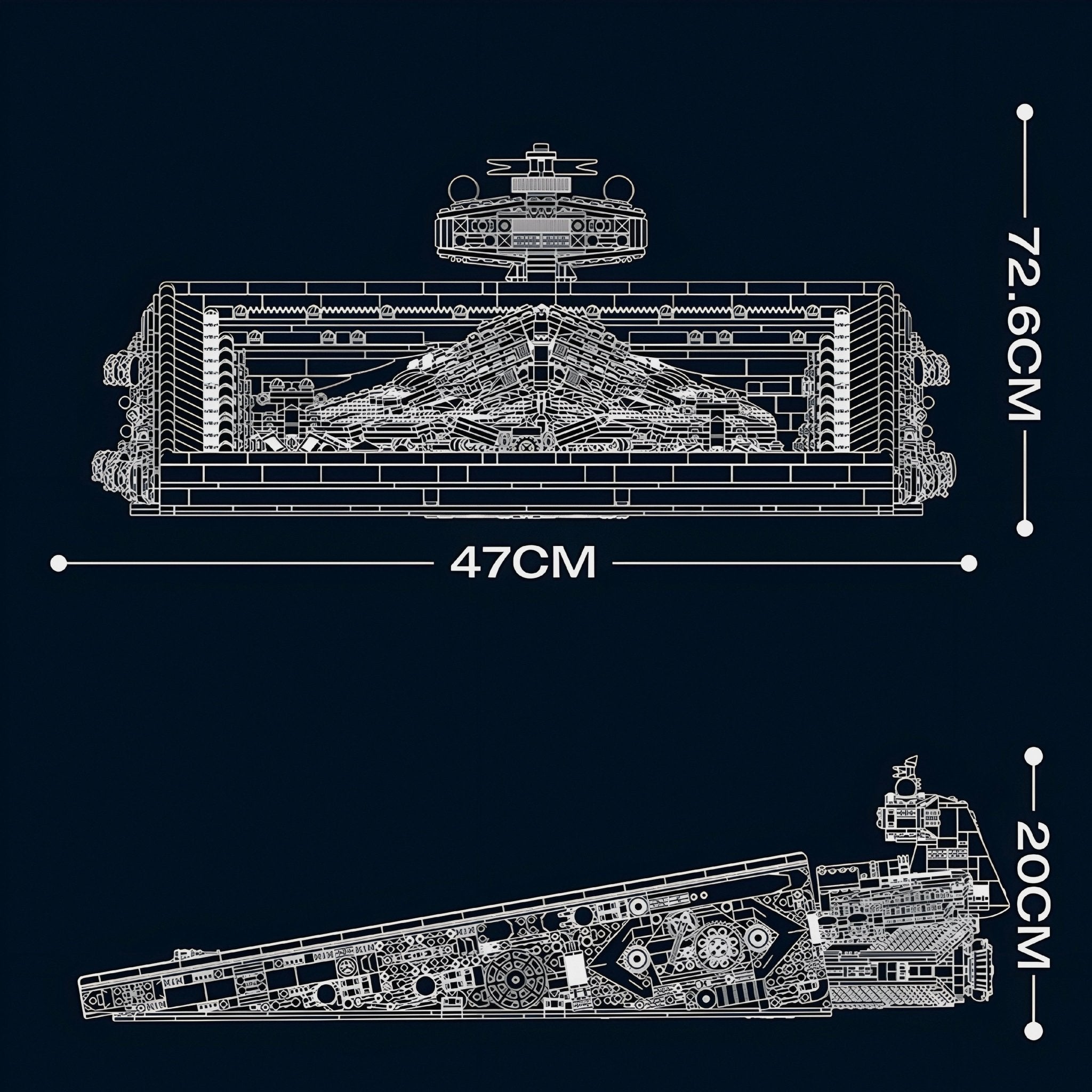 The Ultimate Intergalactic Warship | 5968pcs - My Store