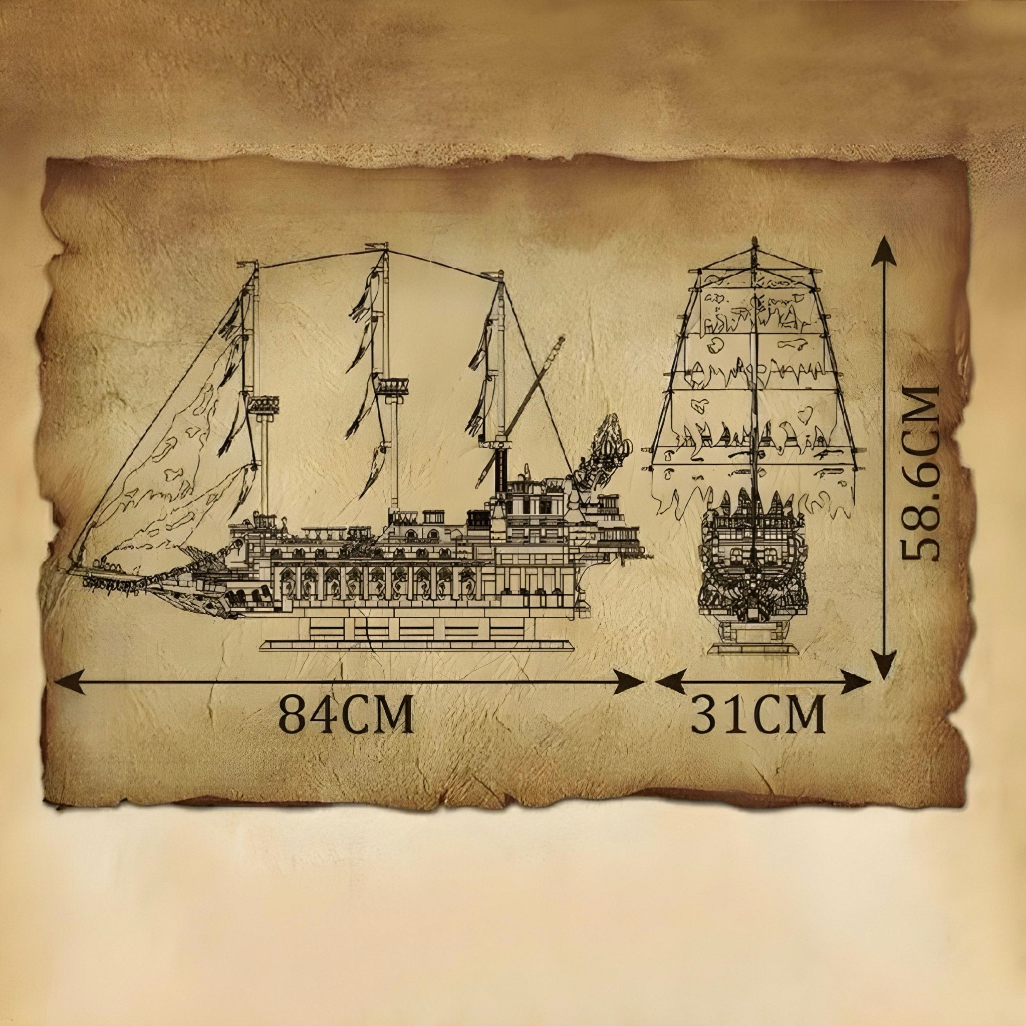 The Ultimate Pirate Ship | 4362pcs - My Store