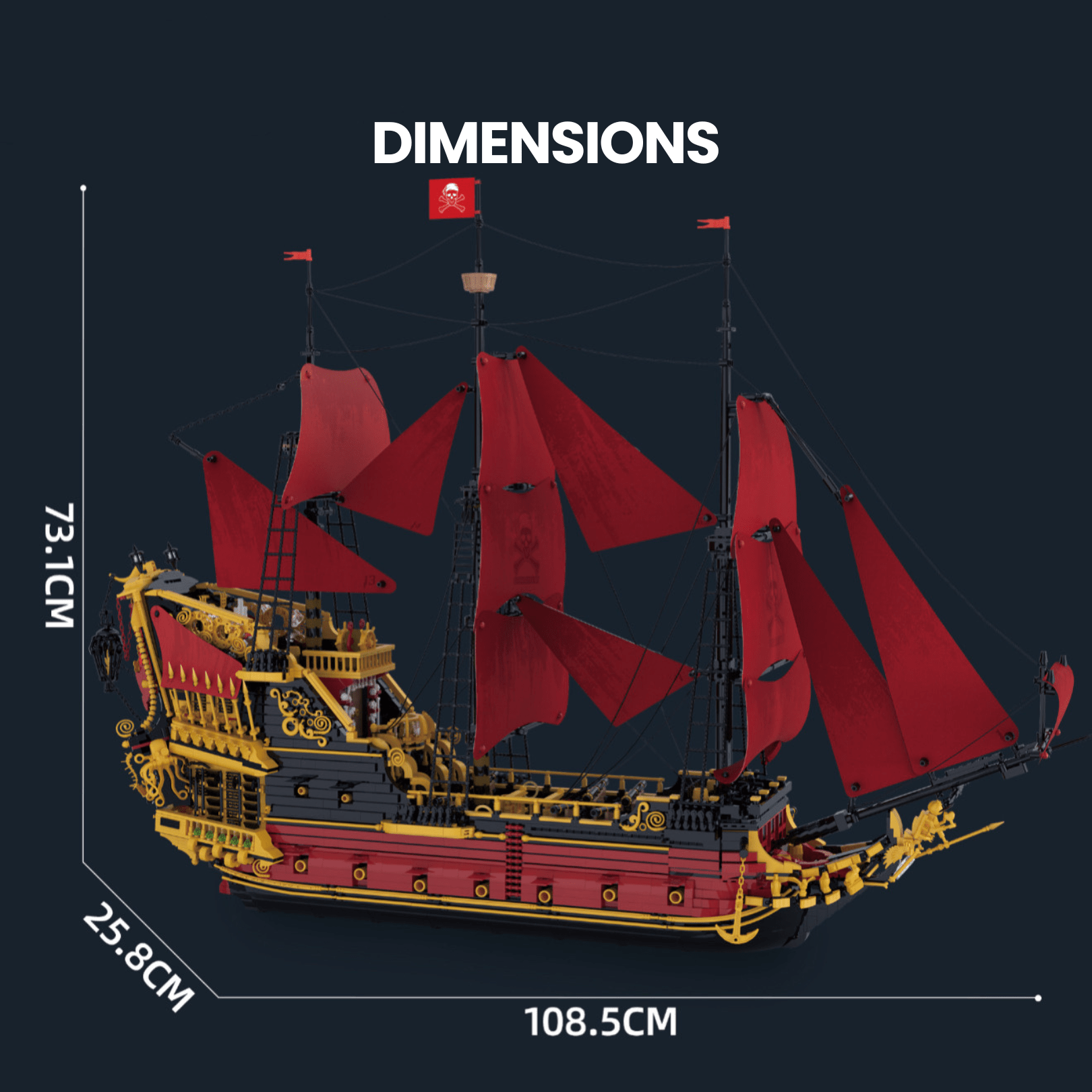 The Ultimate Revenge Sailing Ship | 5668pcs - My Store