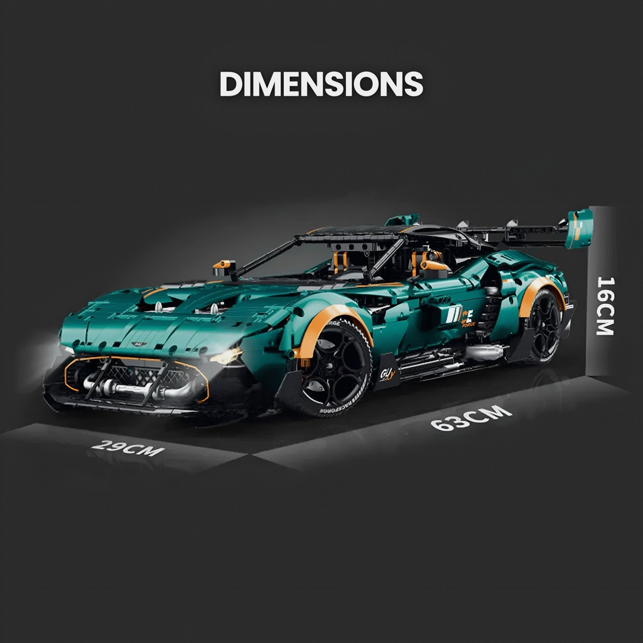 The Ultimate V12 British Race Car | 3794pcs - My Store