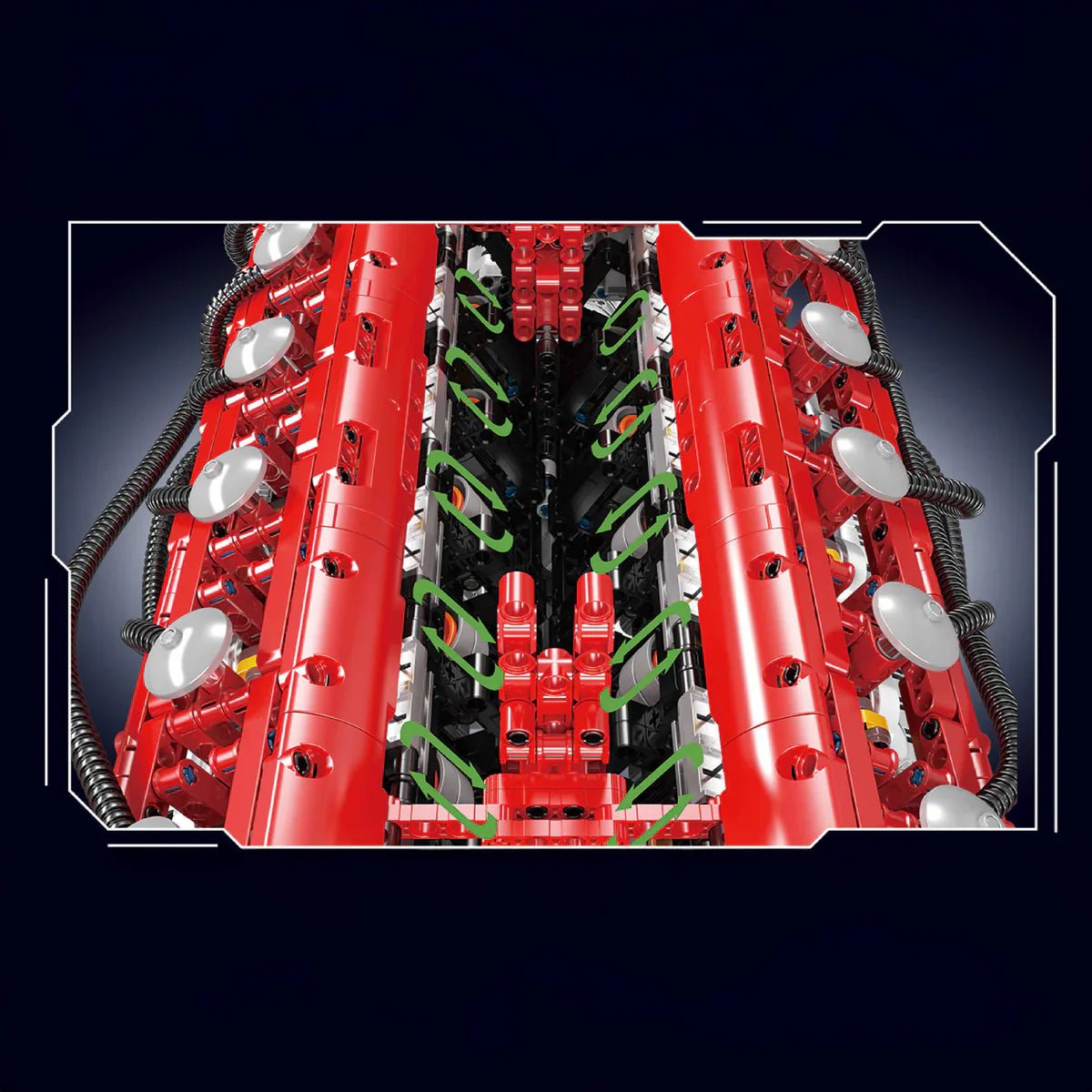 The Ultimate V12 Engine & Gearbox | 3472pcs - My Store