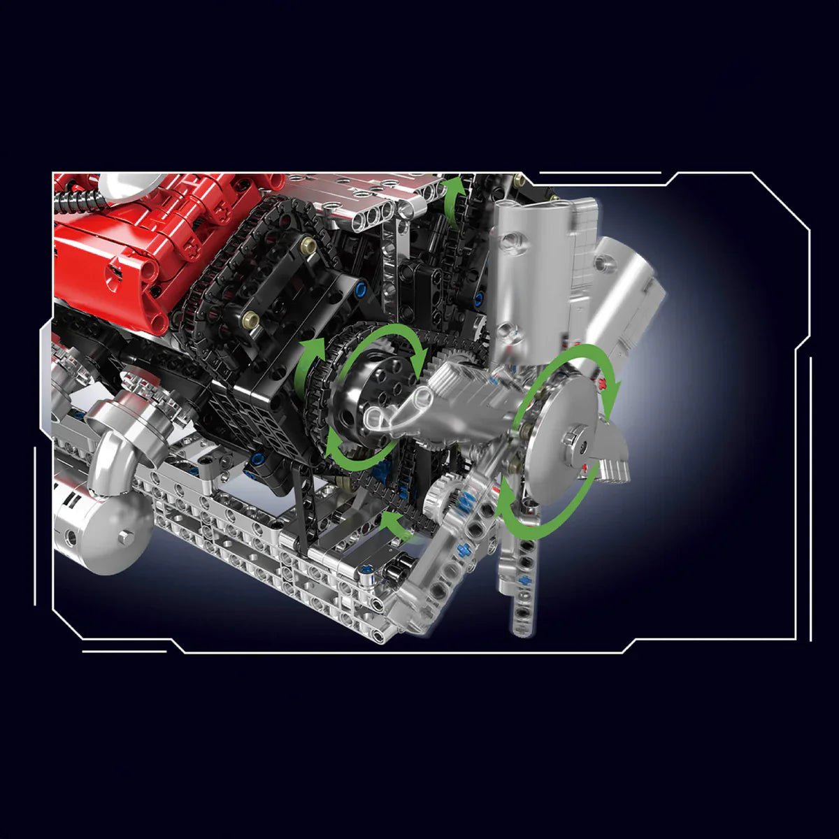 The Ultimate V12 Engine & Gearbox | 3472pcs - My Store