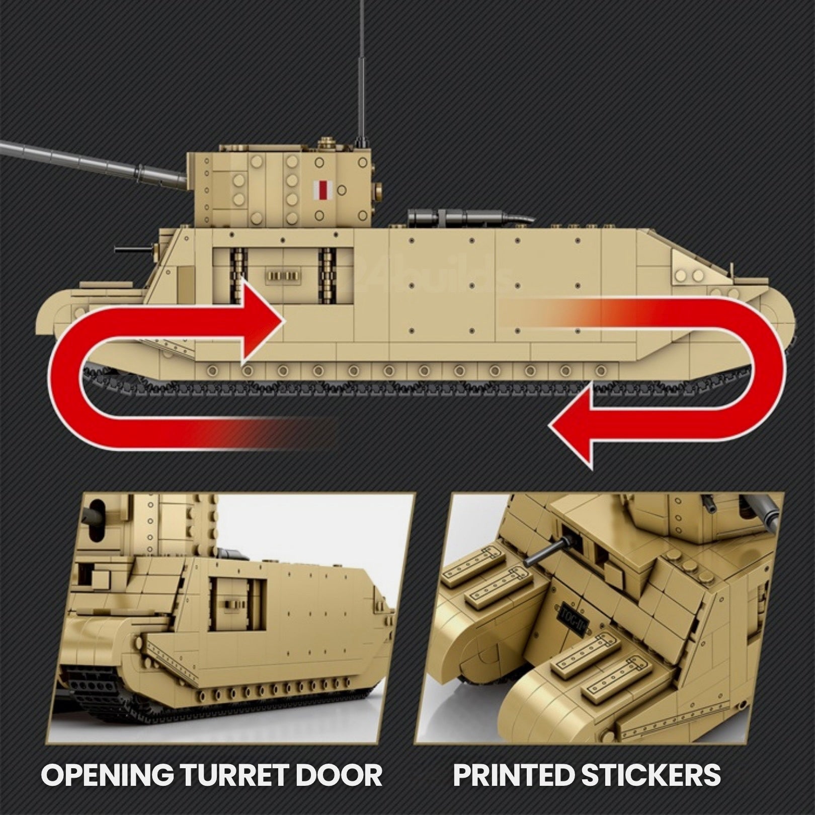 TOG II Behemoth Tank | 1426pcs - My Store