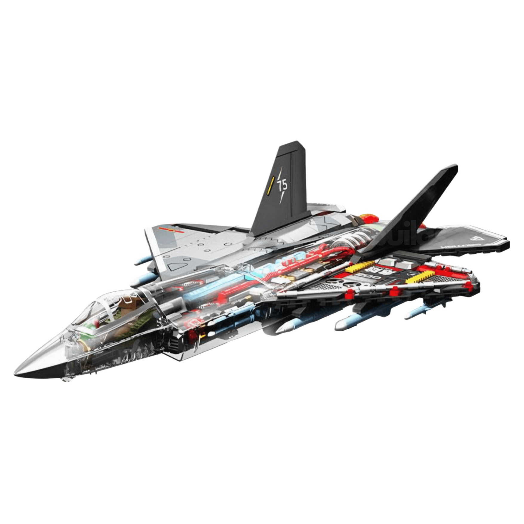 Transparent J - 35 Tactical Jet | 1324pcs - My Store