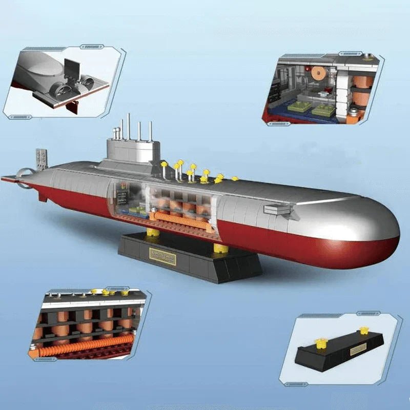 Type 9411 Nuclear Submarine | 1104pcs - My Store