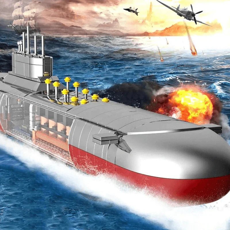 Type 9411 Nuclear Submarine | 1104pcs - My Store