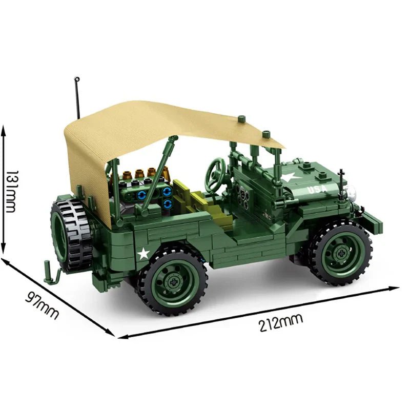 US Army Jeep | 807pcs - My Store
