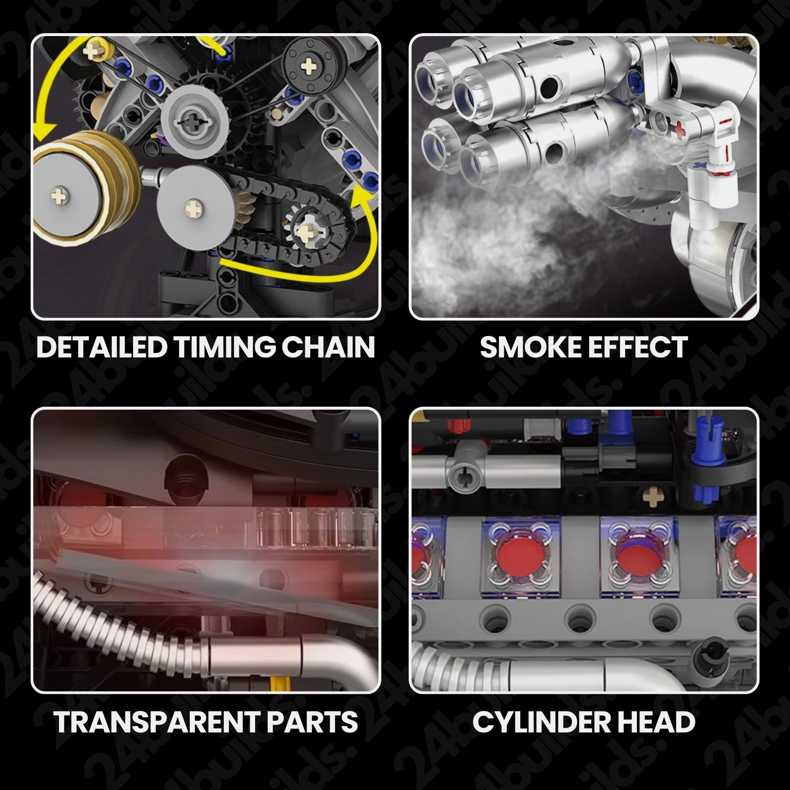 V8 Rear Supercar Powertrain | 1394pcs - My Store