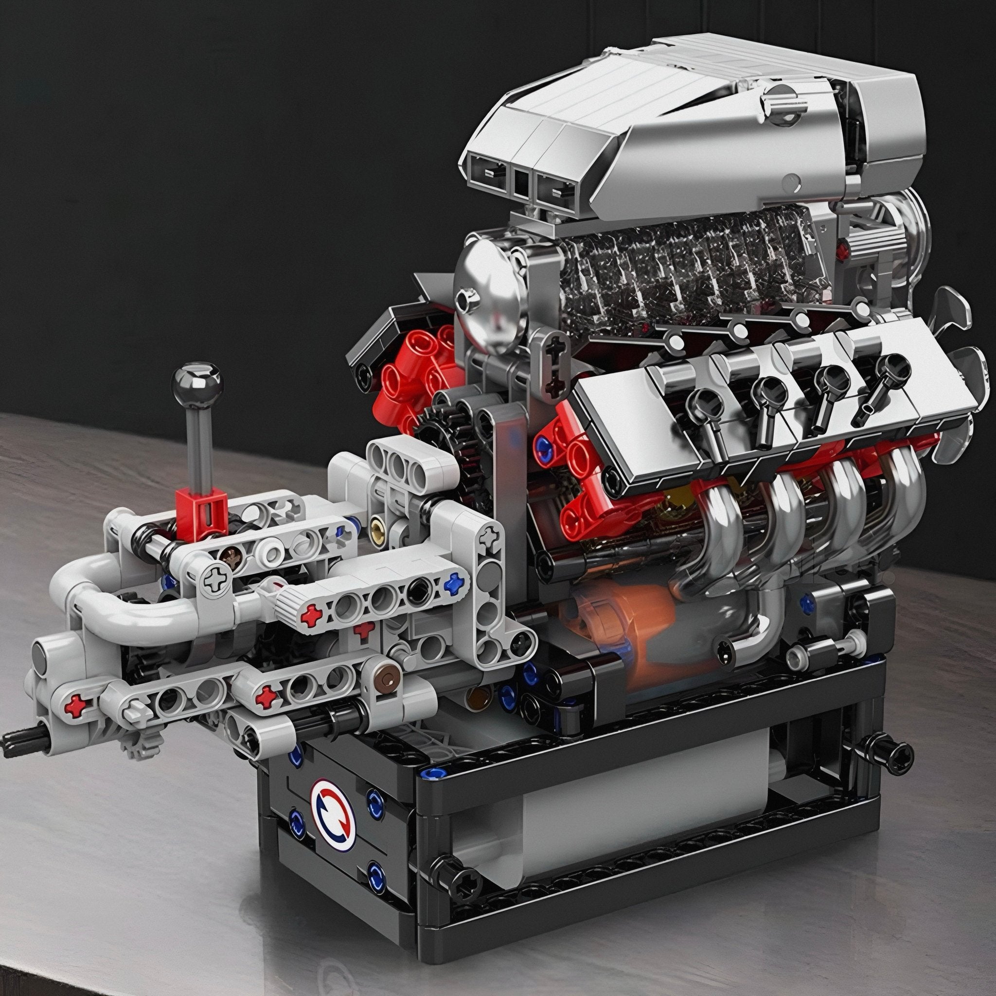 V8 Supercharger Engine | 856pcs - My Store