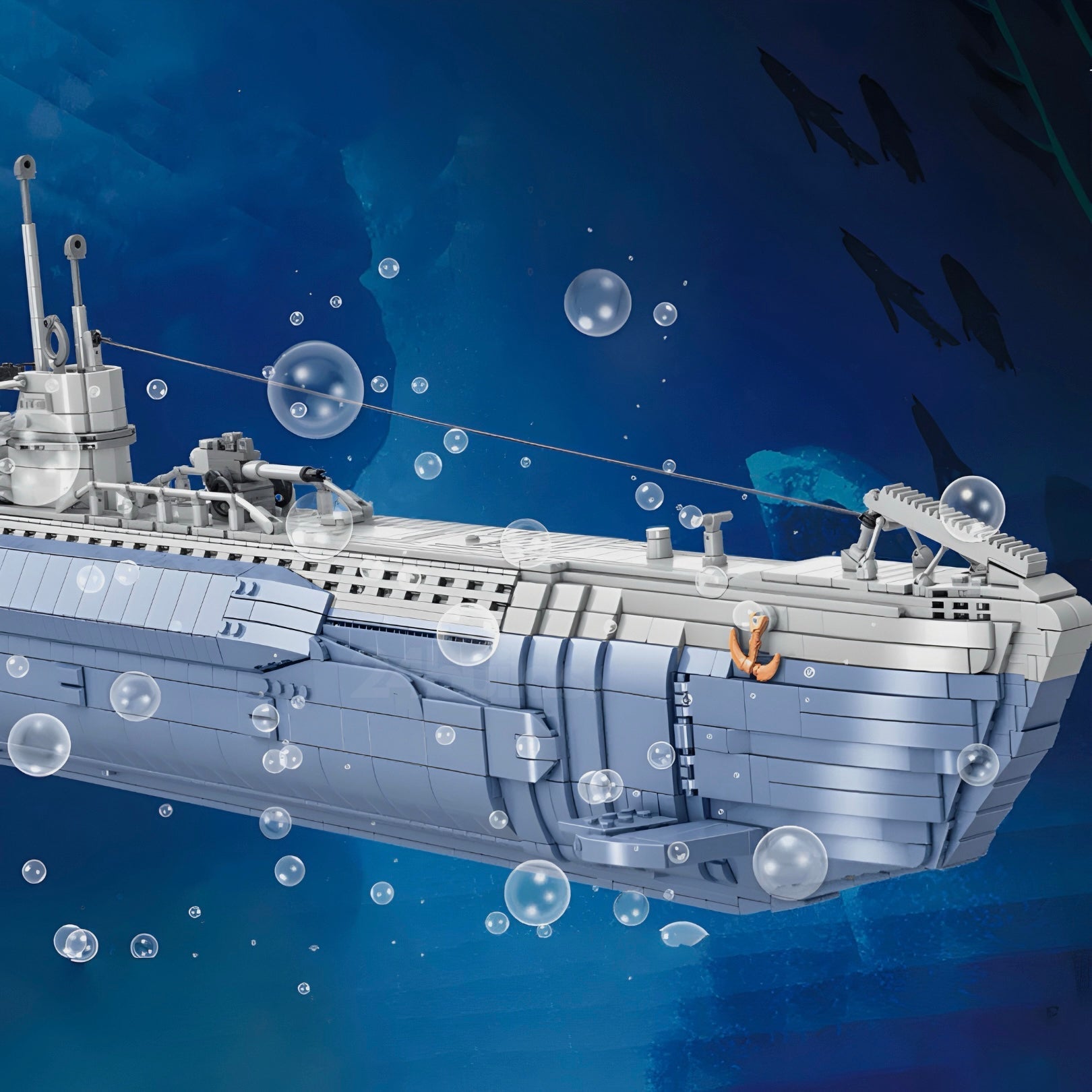 VIIC U - 552 Submarine | 6172pcs - My Store