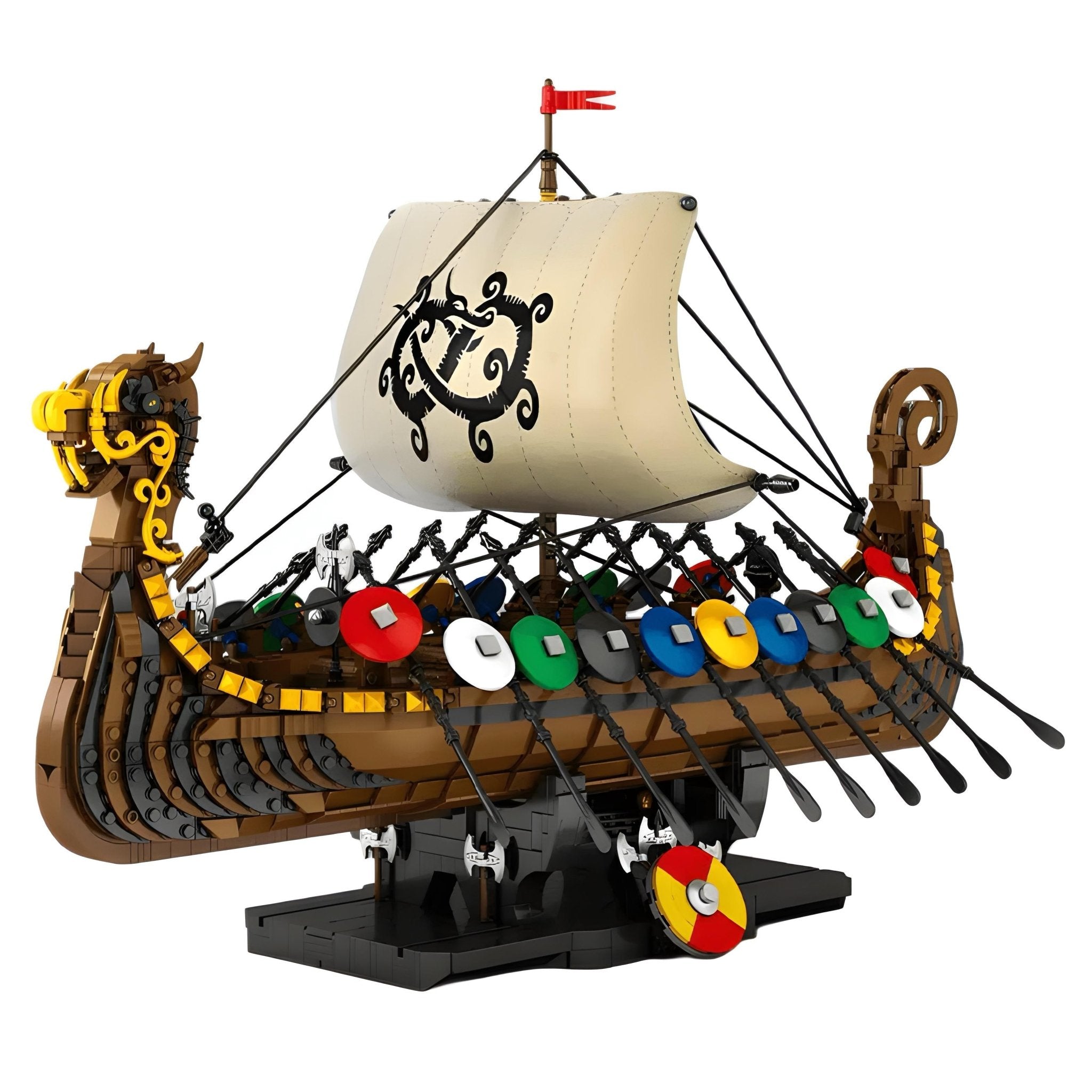 Viking Dragon Longship | 2548pcs - My Store