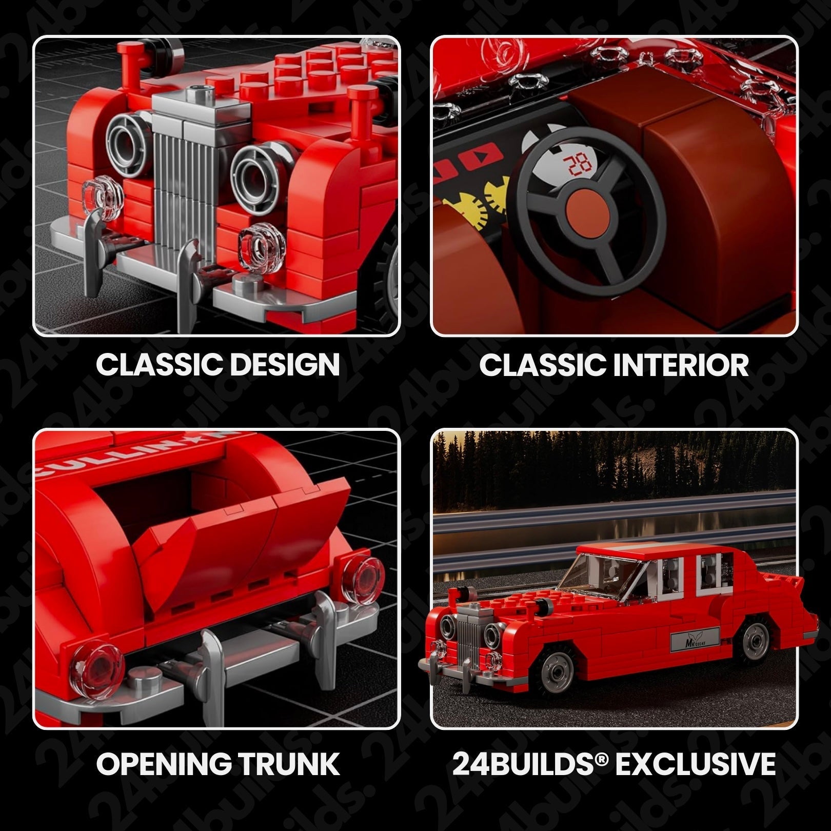 Vintage British Car | 434pcs - My Store