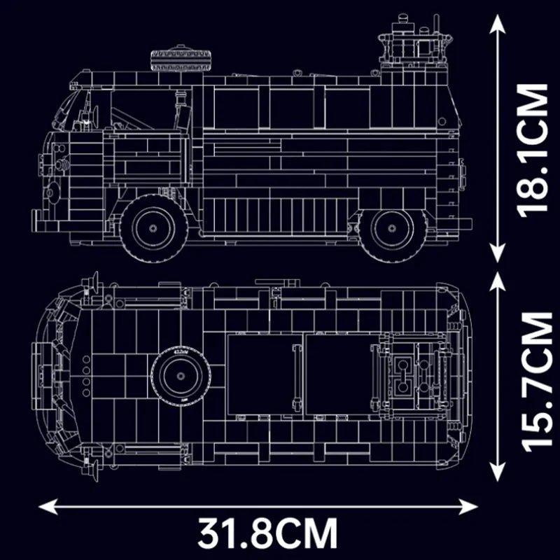 Vintage Campervan | 2055pcs - My Store