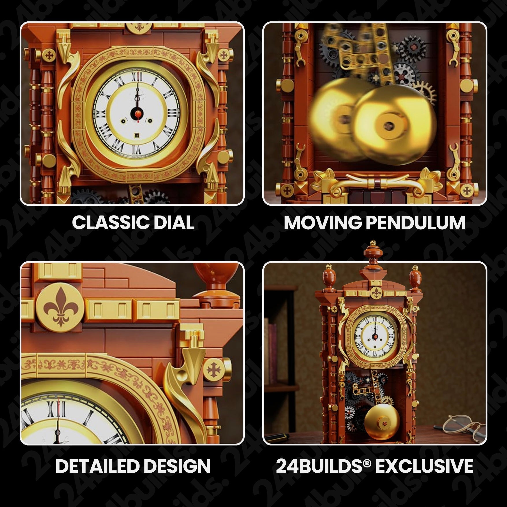 Vintage Clock | 752pcs - My Store