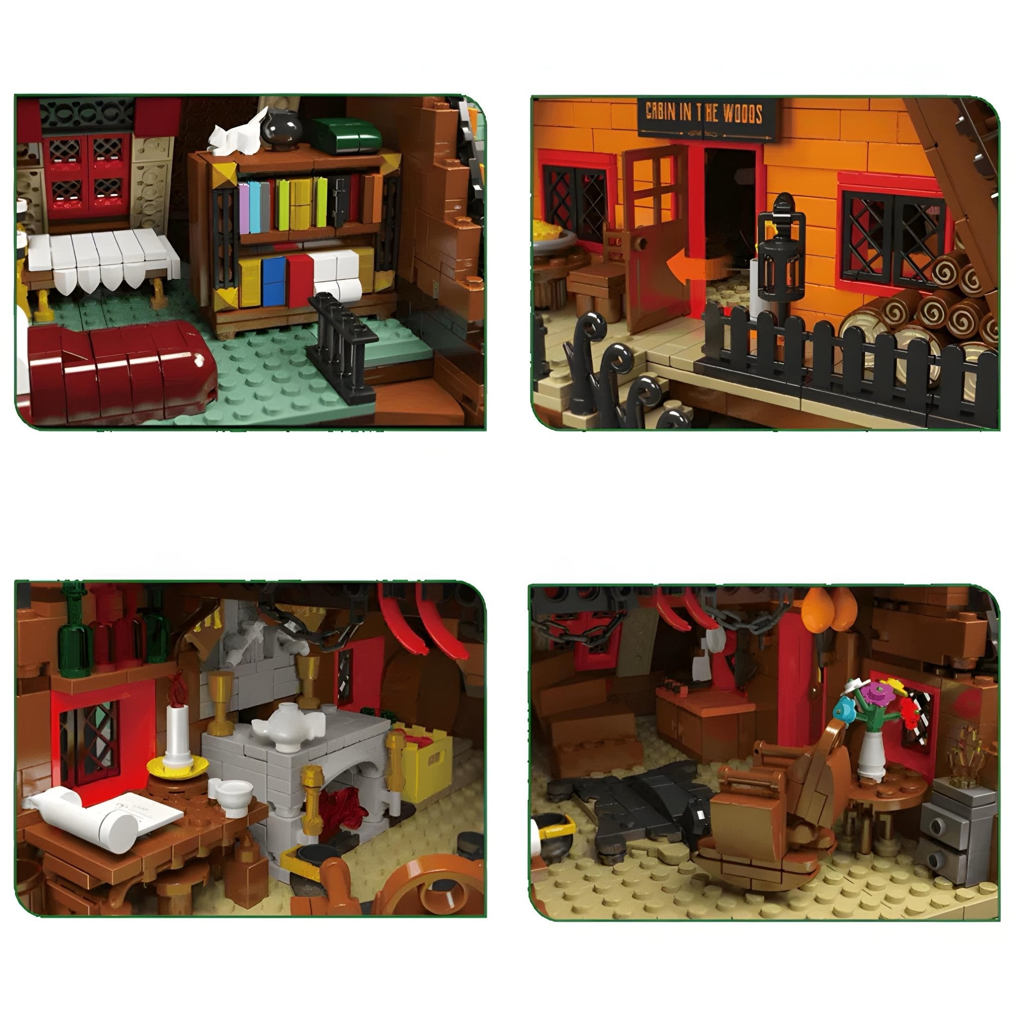 Wooden Cabin In The Woods | 3398pcs - My Store