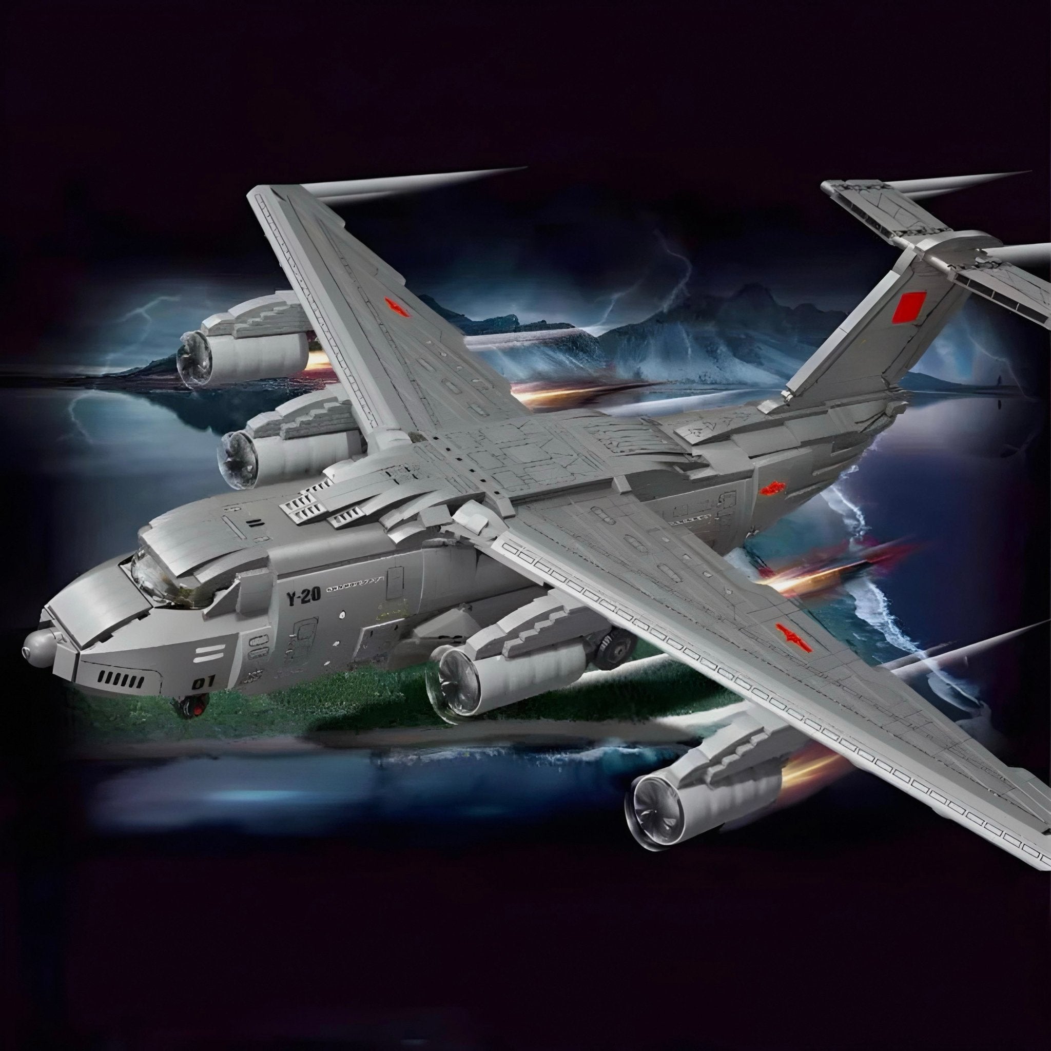 Y - 20 Large Military Aircraft | 2202pcs - My Store