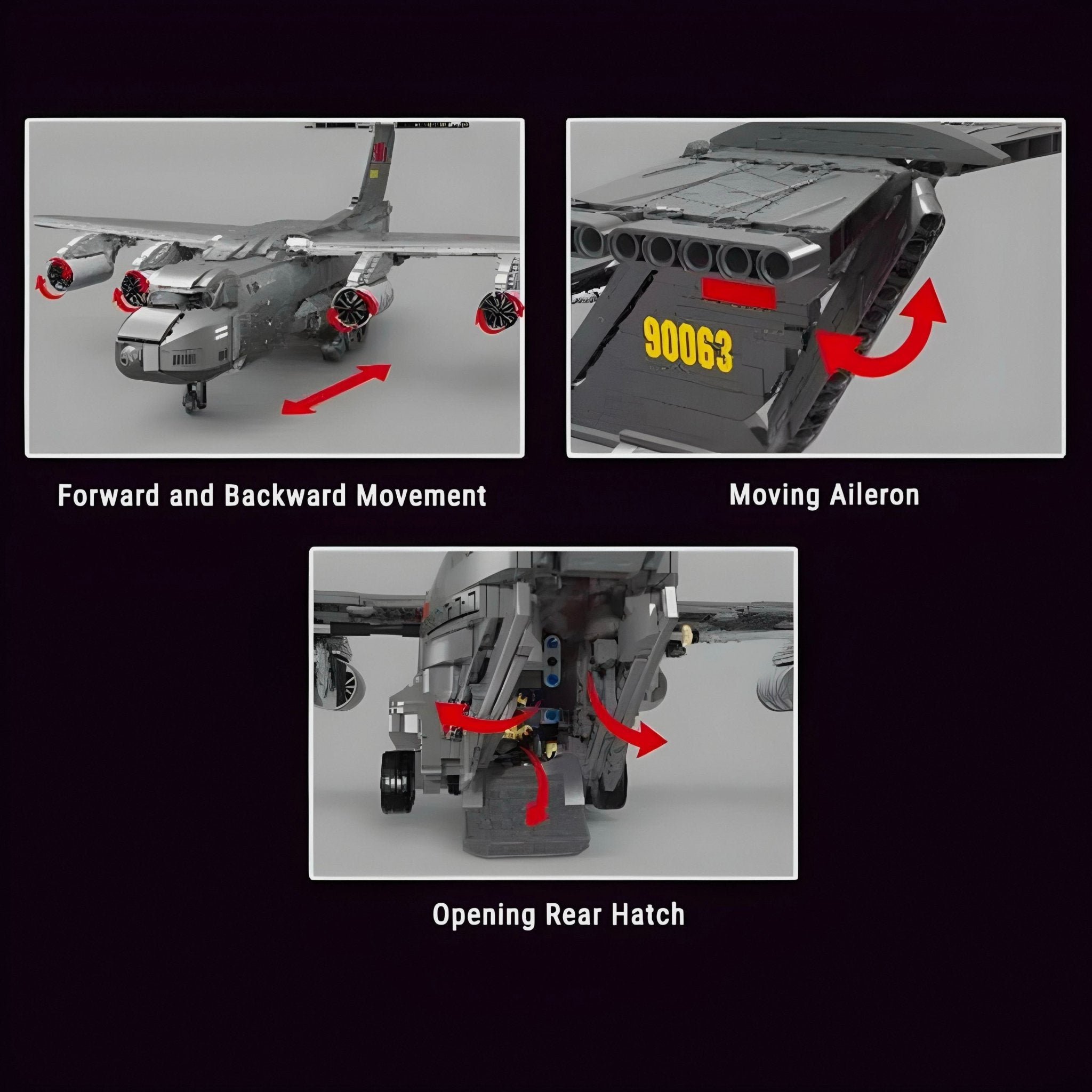 Y - 20 Large Military Aircraft | 2202pcs - My Store