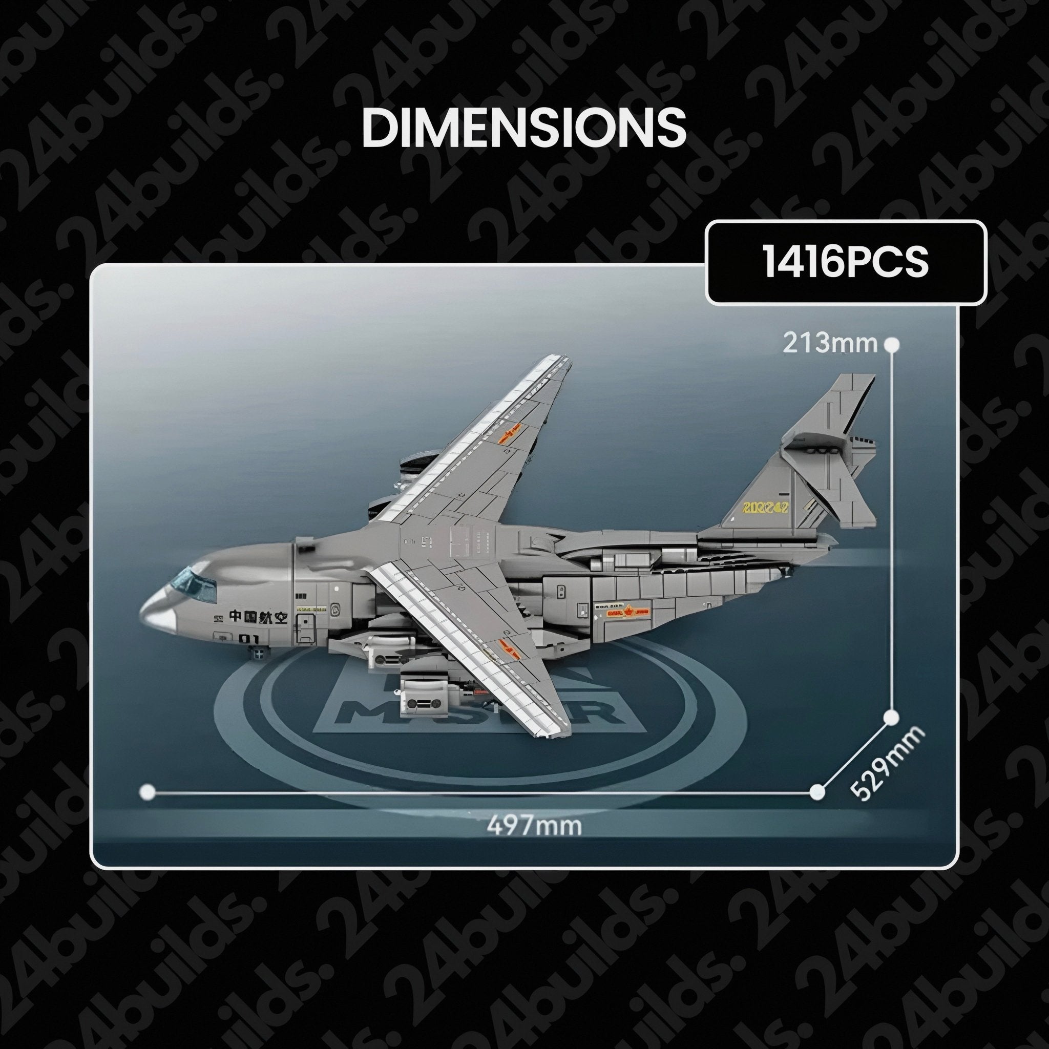 Y - 20 Transport Aircraft | 1416pcs - My Store