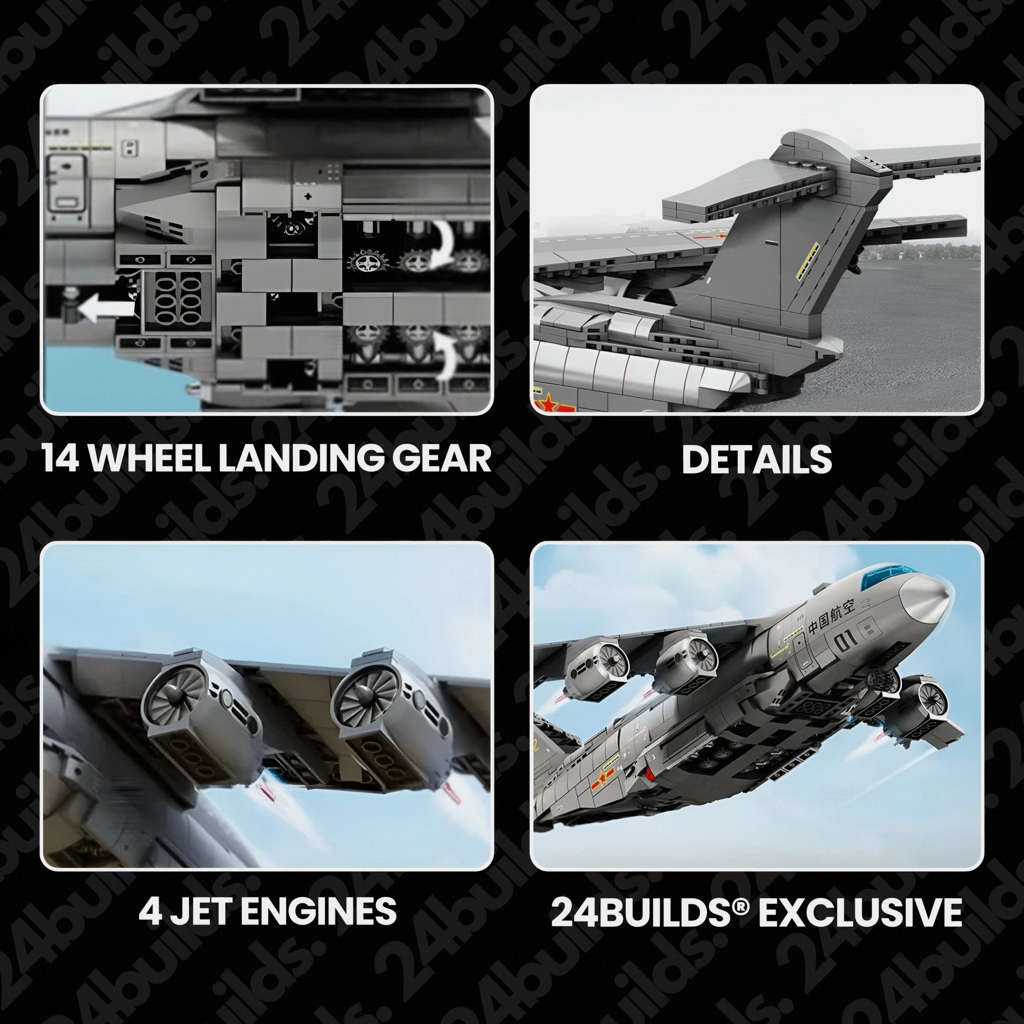 Y - 20 Transport Aircraft | 1416pcs - My Store